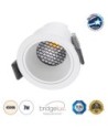 GLOBOSTAR® PLUTO-S 60248 Χωνευτό Downlight Σποτ με Honeycomb Anti Glare Reflector LED 7W 910lm 38° AC 220-240V IP20 Φυσικό Λευκό 4500K - Bridgelux COB Chip & TÜV SÜD Driver - Λευκό Ματ - Μ6.4 x Π6.4 x Υ4.9cm - Q5.5cm - 5 Χρόνια Εγγύηση